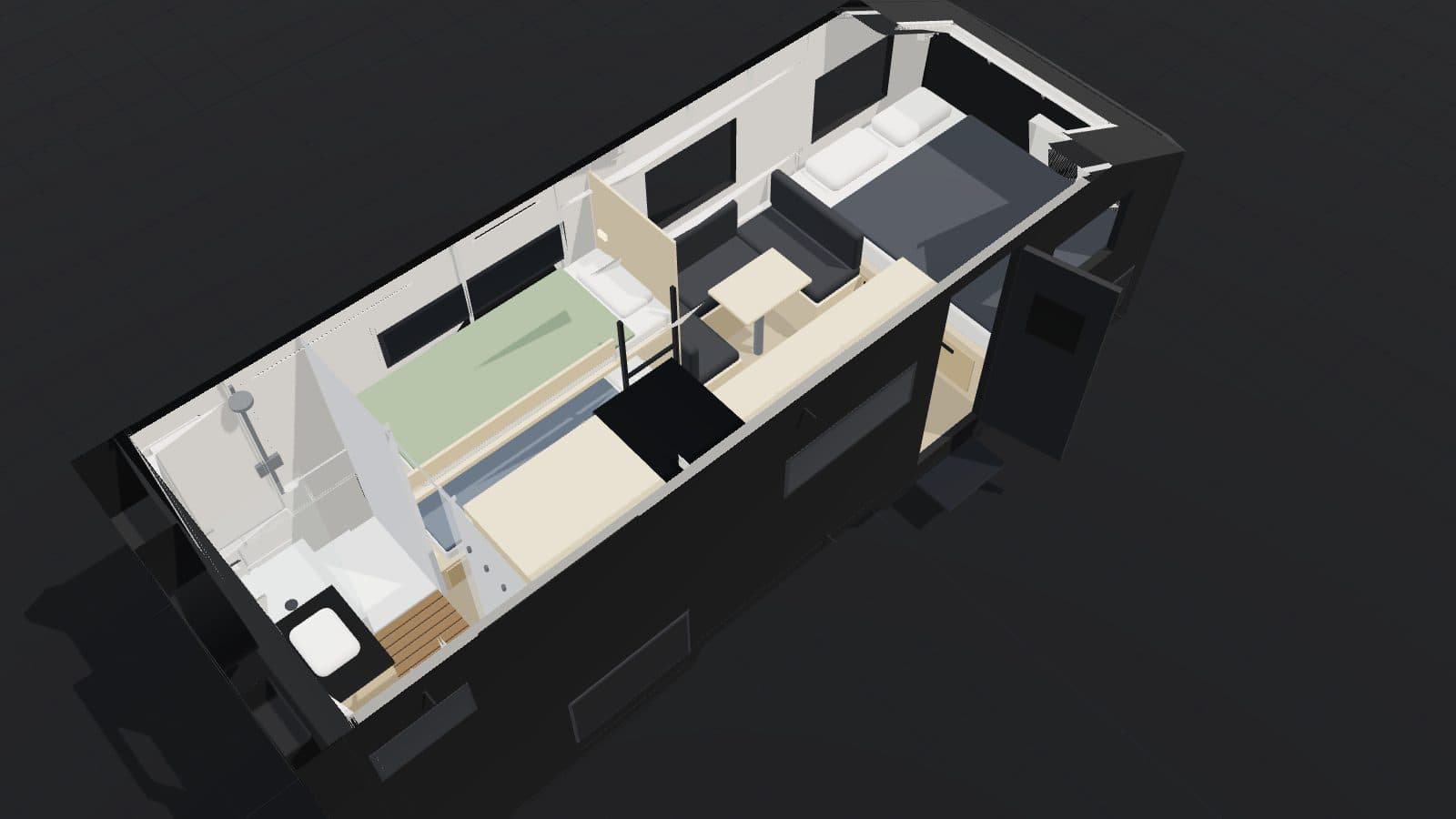 Titan (Bunk Edition) cutaway